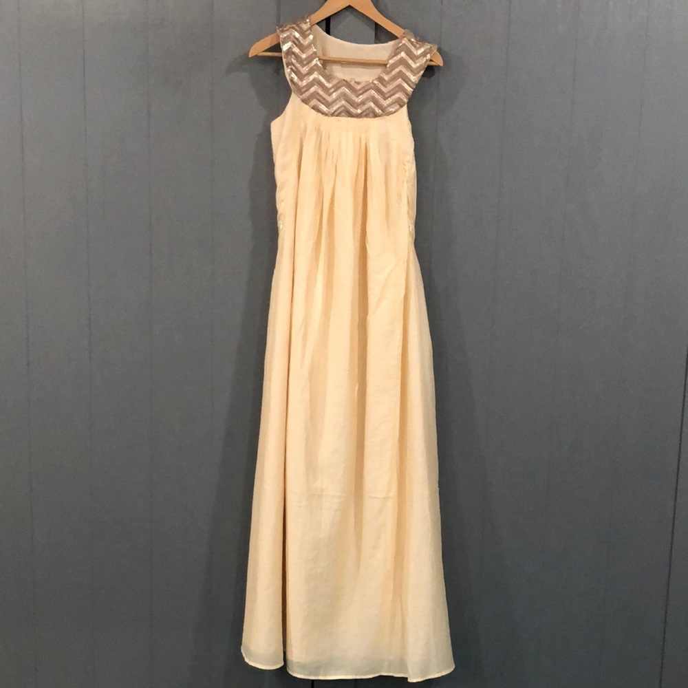 Cleopatra embellished maxi maternity dress